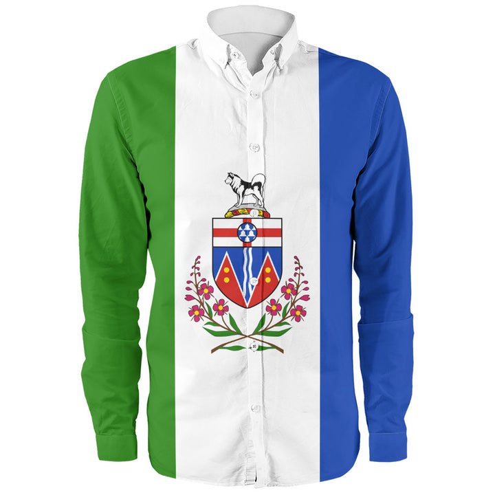 Yukon Long Sleeve Shirt Flag Minimalist Pride Style
