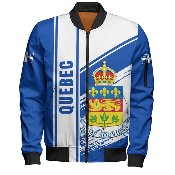 Quebec Bomber Jacket Heritage Strength Crest