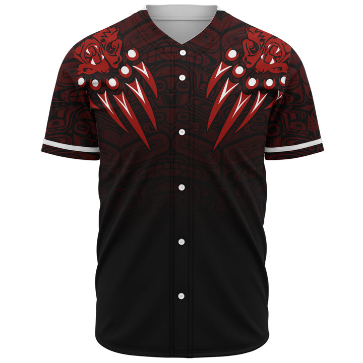Canada Baseball Shirt Haida Hunter Spirit