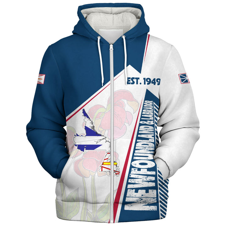 Newfoundland & Labrador Sherpa Hoodie United Provinces & Territories