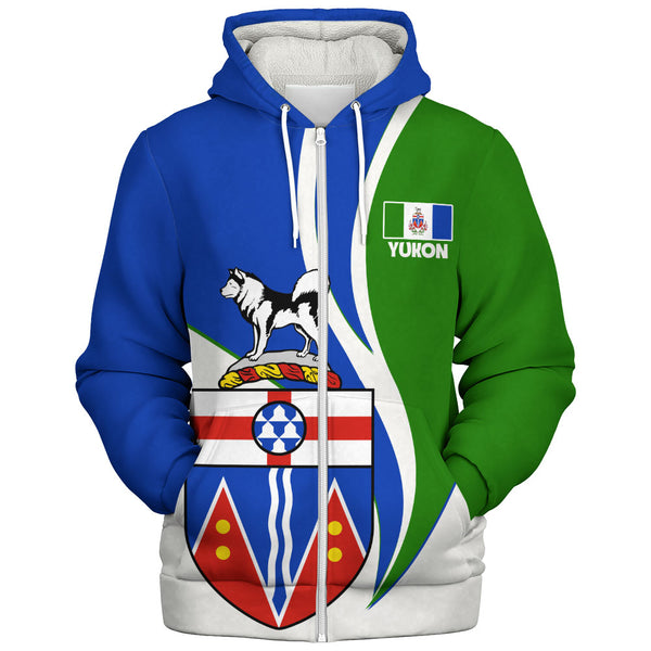 Yukon Sherpa Hoodie Heritage Pride Of The North