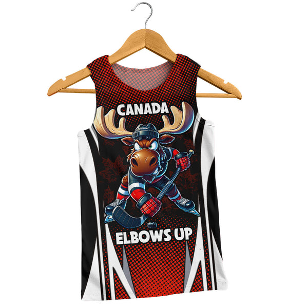 Canada Tank Top Fight Ready Moose Canada Hockey Attitude
