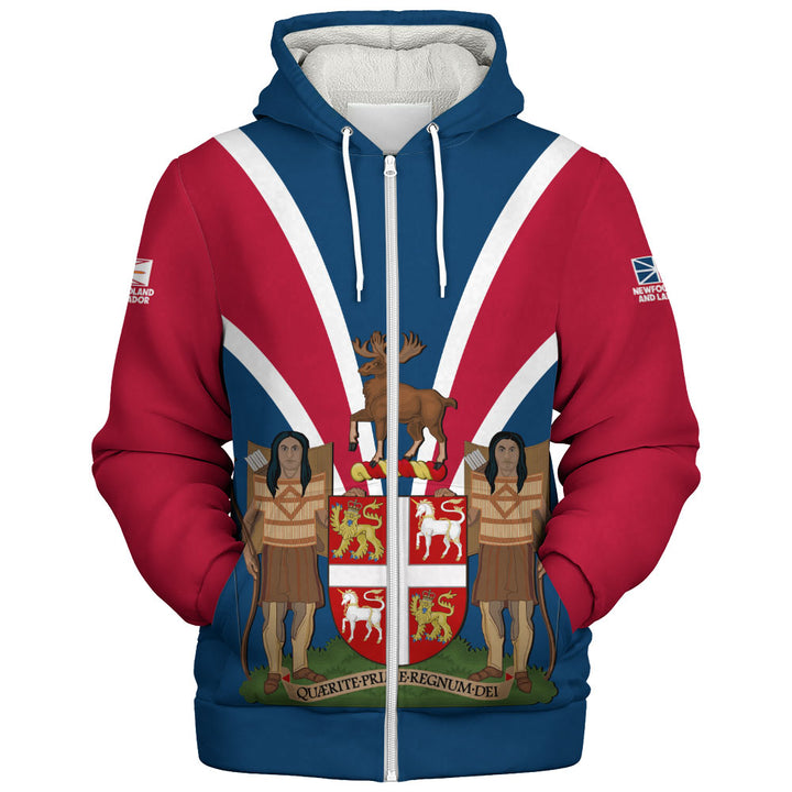 Newfoundland & Labrador Sherpa Hoodie Proud Provinces Collection