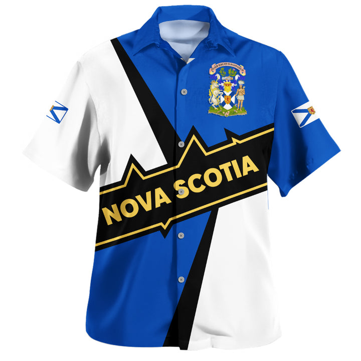 Nova Scotia Bowling Shirt Loyal True North Provincial Style