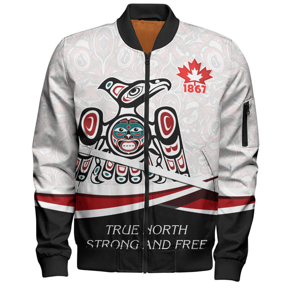 Canada Bomber Jacket True North Eagle Spirit 1867 Heritage Pride