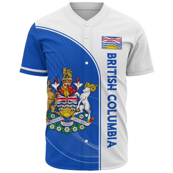 British Columbia Baseball Shirt Proud Provincial Heritage