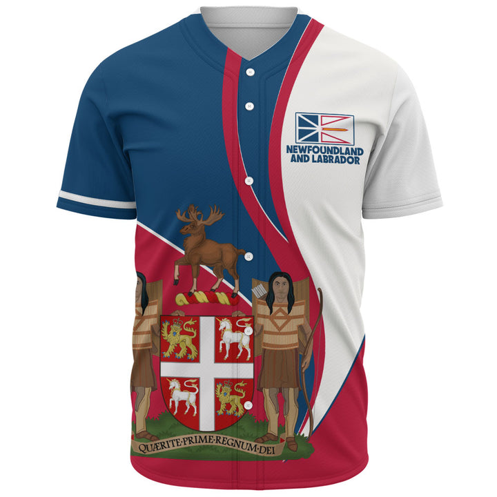 Newfoundland & Labrador Baseball Shirt Heritage Pride Of The North