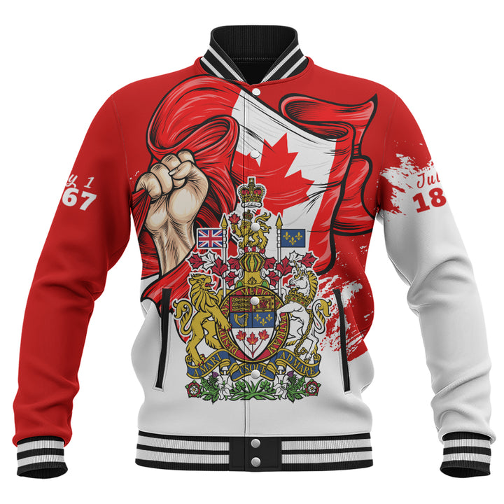 Canada Baseball Jacket Canada Power Pride And Heritage Crest