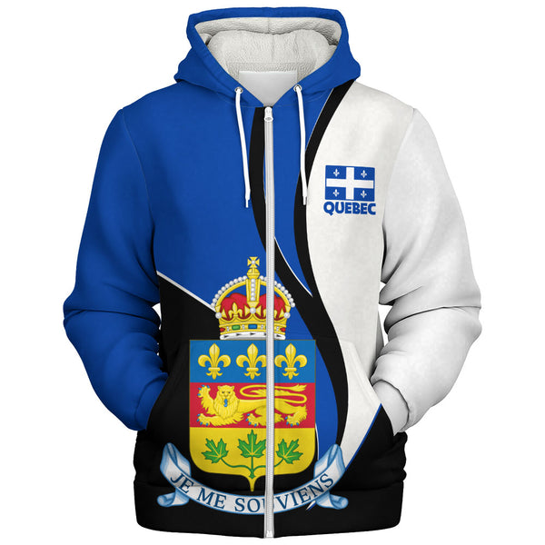 Quebec Sherpa Hoodie Heritage Pride Of The North