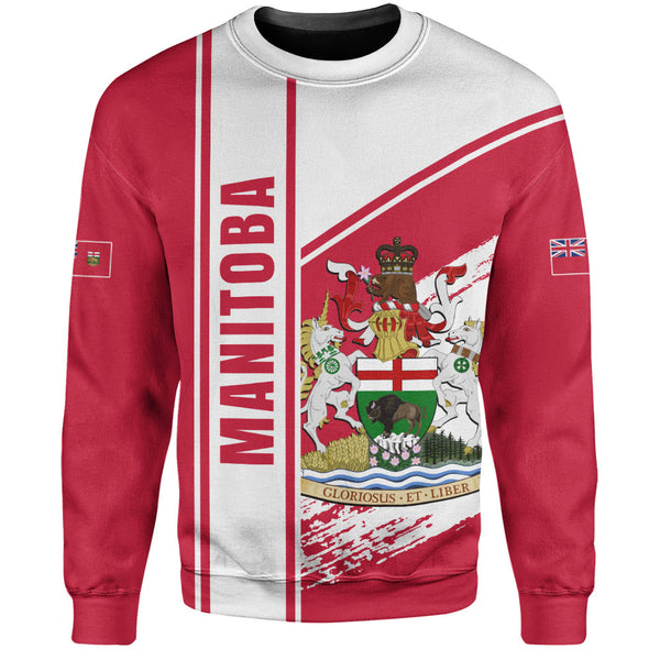 Manitoba Sweatshirt Heritage Strength Crest