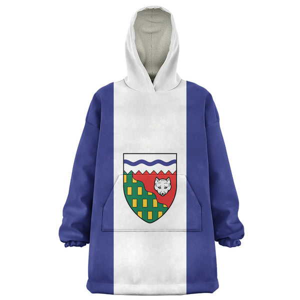 Northwest Territories Snug Hoodie Flag Minimalist Pride Style
