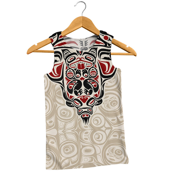 Canada Tank Top Haida Thunderbird Tribal Spirit Design