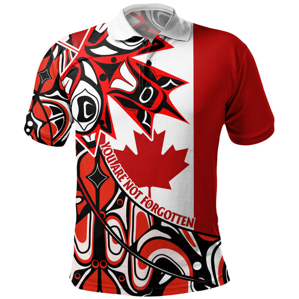 Canada Polo Shirt Maple Remembrance Indigenous Pride
