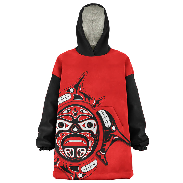 Canada Snug Hoodie Echoes Of The Sun Indigenous Pride