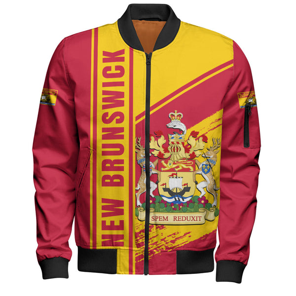 New Brunswick Bomber Jacket Heritage Strength Crest