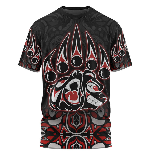 Canada T-Shirt Spirit Of The Bear Claw Tribal Power