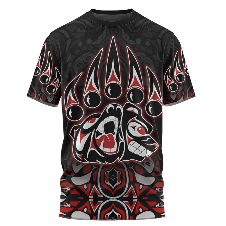 Canada T-Shirt Spirit Of The Bear Claw Tribal Power