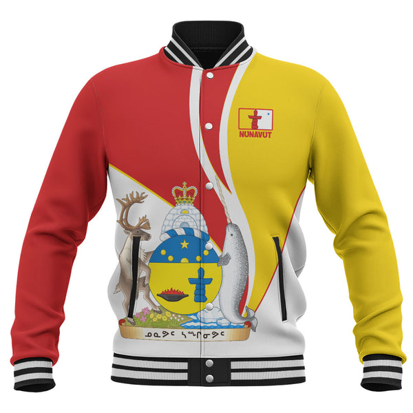 Nunavut Baseball Jacket Heritage Pride Of The North