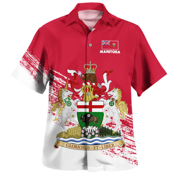 Manitoba Bowling Shirt Pride Of The Provinces