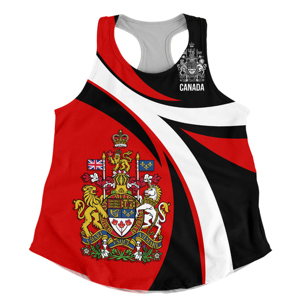Canada Women Tank Heritage Pride And Power Crest