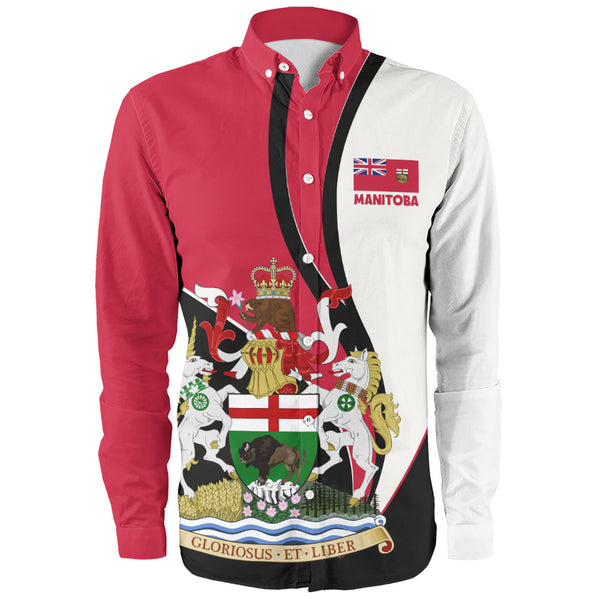 Manitoba Long Sleeve Shirt Heritage Pride Of The North