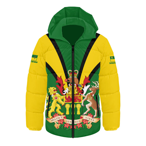 Saskatchewan Hooded Padded Jacket Proud Provinces Collection