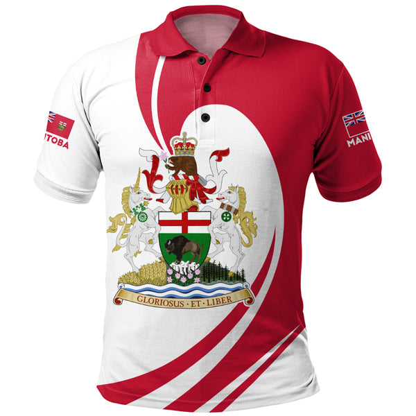 Manitoba Polo Shirt Legacy Of The Noble Spirit