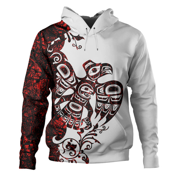 Canada Hoodie Red Sky Flight Haida Edition