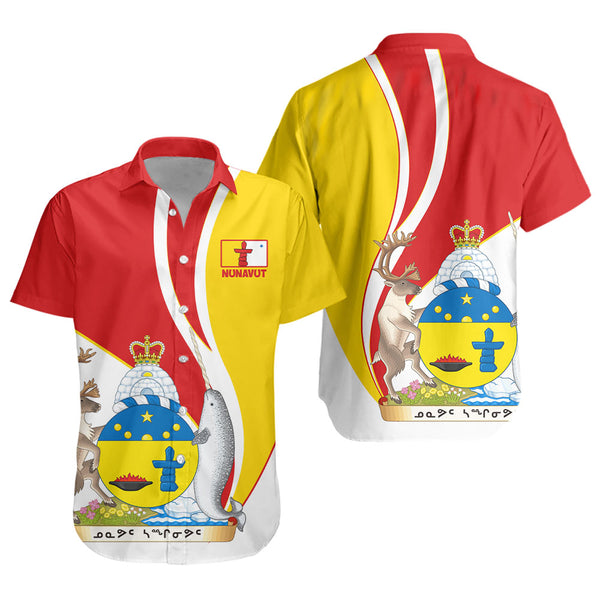 Nunavut Short Sleeve Shirt Heritage Pride Of The North
