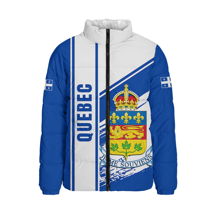 Quebec Padded Jacket Heritage Strength Crest