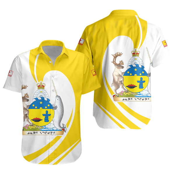 Nunavut Short Sleeve Shirt Legacy Of The Noble Spirit
