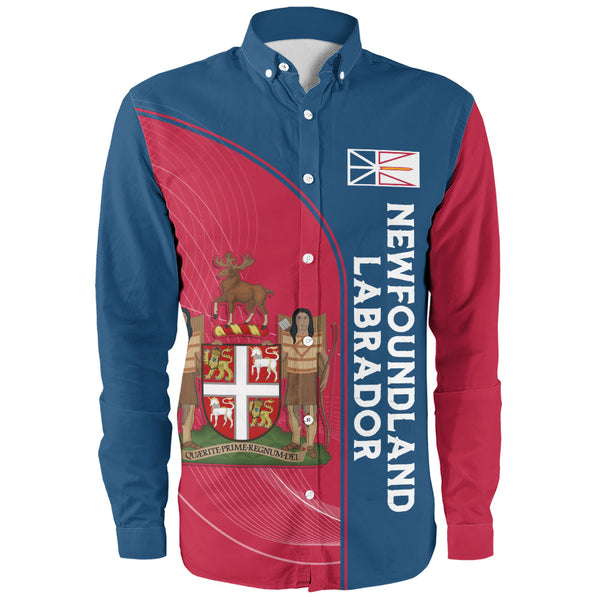 Newfoundland & Labrador Long Sleeve Shirt Proud Provincial Heritage