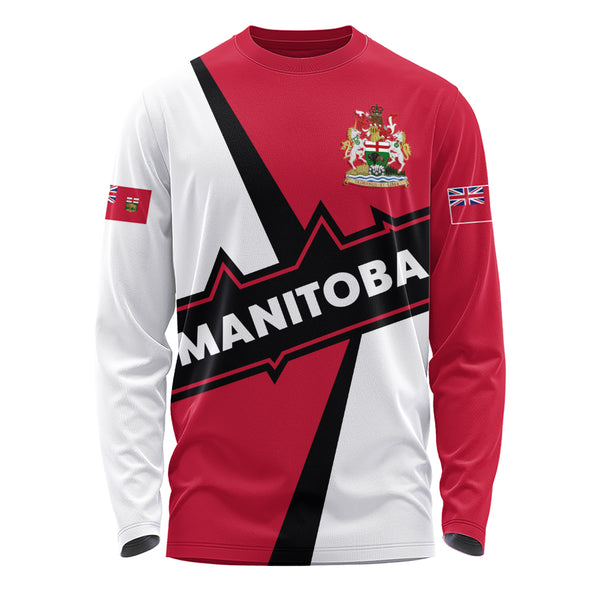 Manitoba Long Sleeve T-Shirt Loyal True North Provincial Style