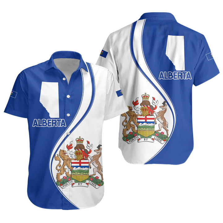 Alberta Short Sleeve Shirt Canada Territories Pride