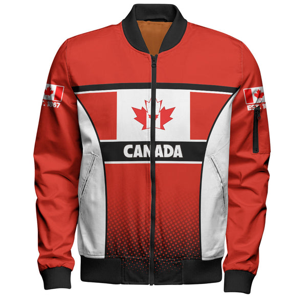 Canada Bomber Jacket Canadian Flag Heritage