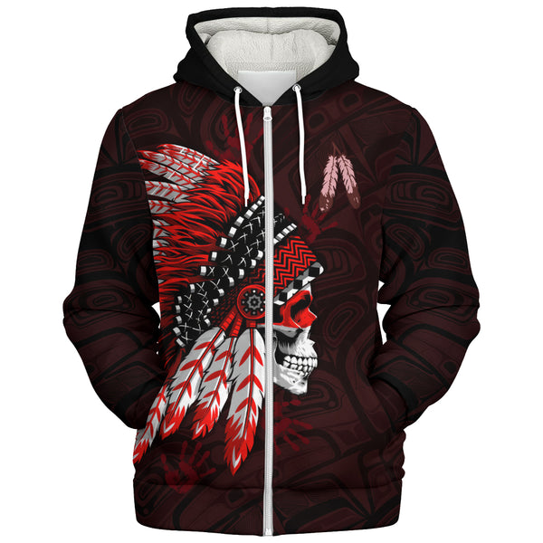 Canada Sherpa Hoodie Spirit Of Blood And Bone