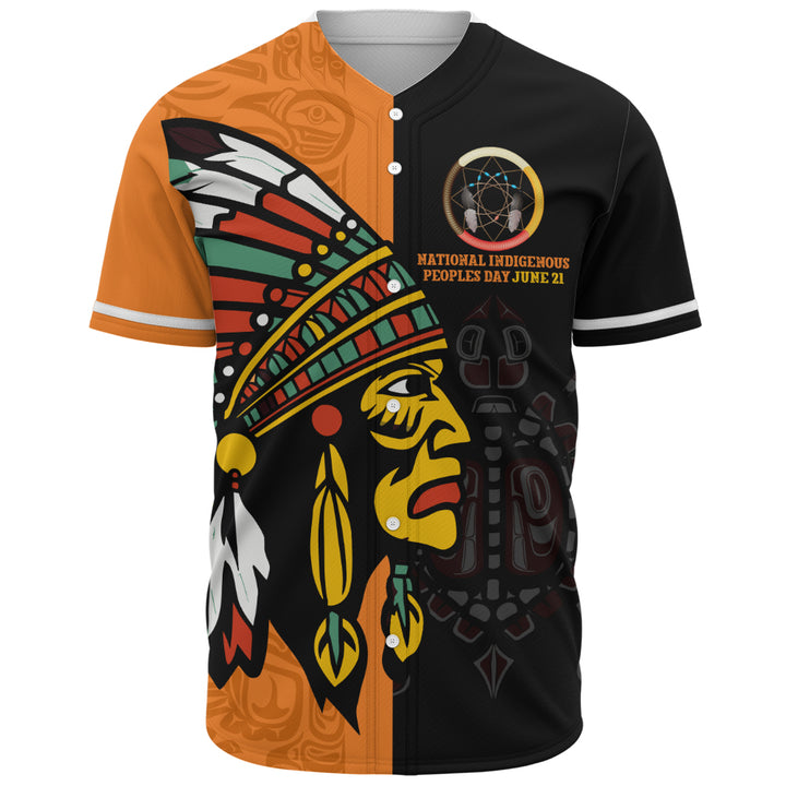 Canada Baseball Shirt Indigenous Honor June 21 Edition