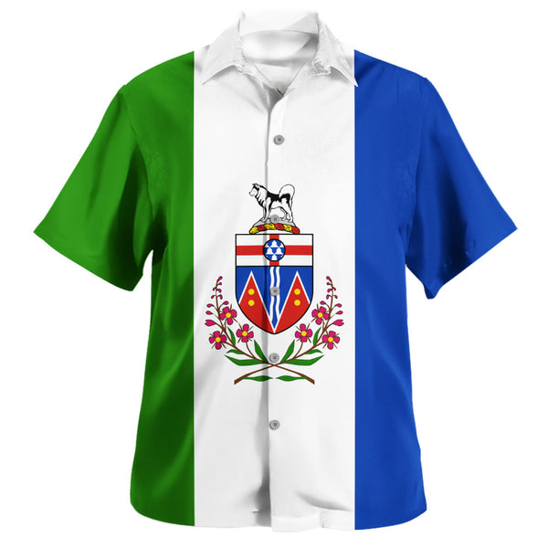 Yukon Bowling Shirt Flag Minimalist Pride Style