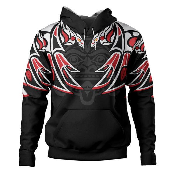Canada Hoodie Tribal Guardian Spirit Haida Style