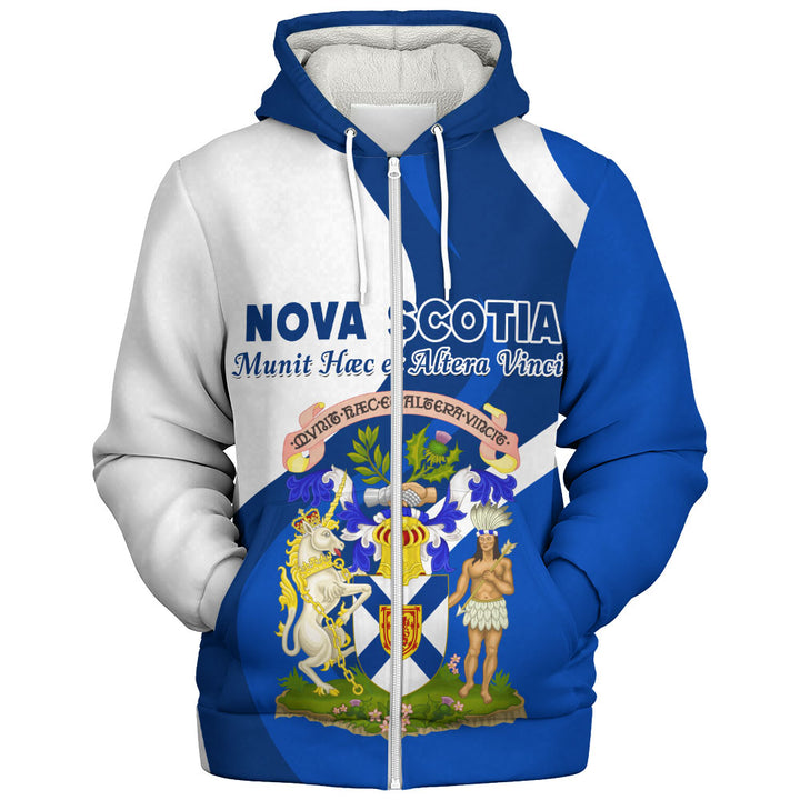 Nova Scotia Sherpa Hoodie Crest Of Identity