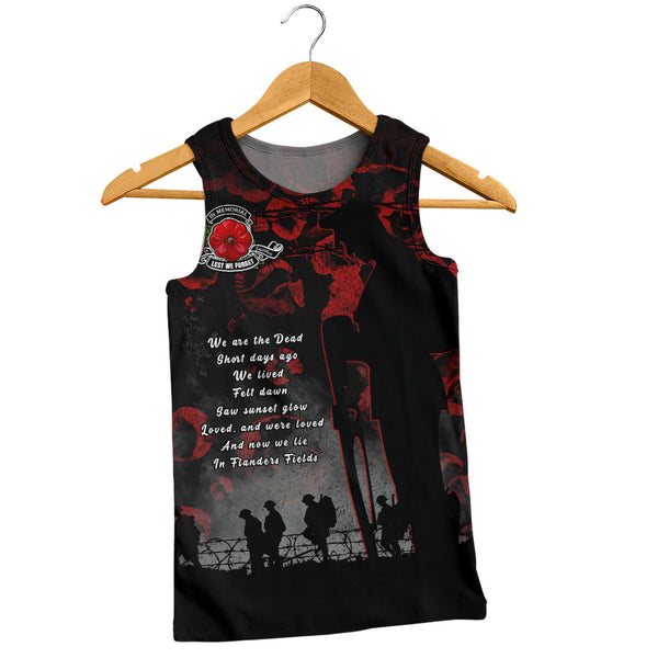 Canada Tank Top In Flanders Fields Canada Remembrance Day Tribute