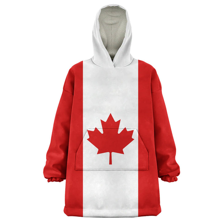 Canada Snug Hoodie Flag Minimalist Pride Style