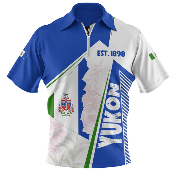 Yukon Zip Polo Shirt United Provinces & Territories