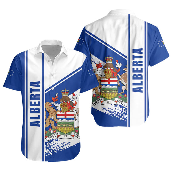 Alberta Short Sleeve Shirt Heritage Strength Crest