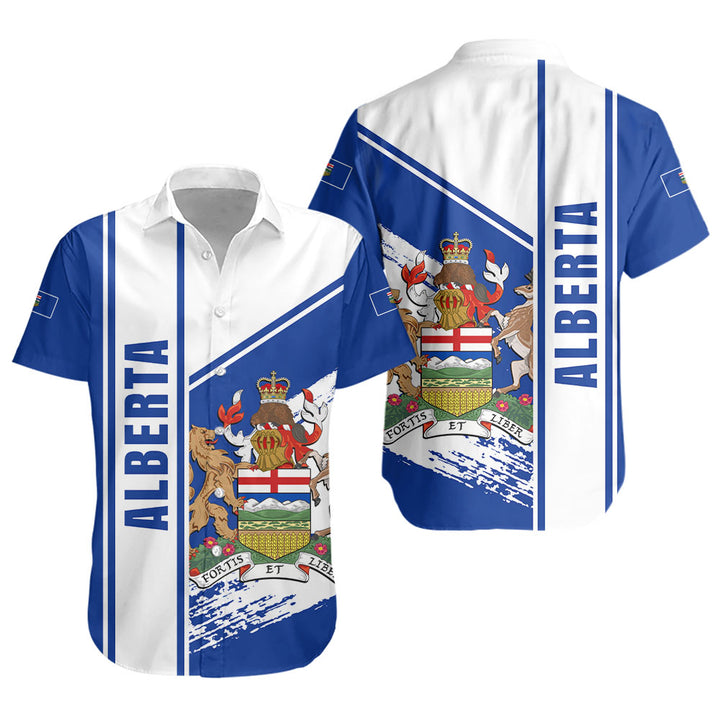 Alberta Short Sleeve Shirt Heritage Strength Crest