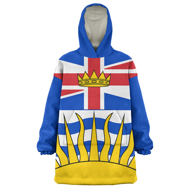 British Columbia Snug Hoodie Flag Minimalist Pride Style