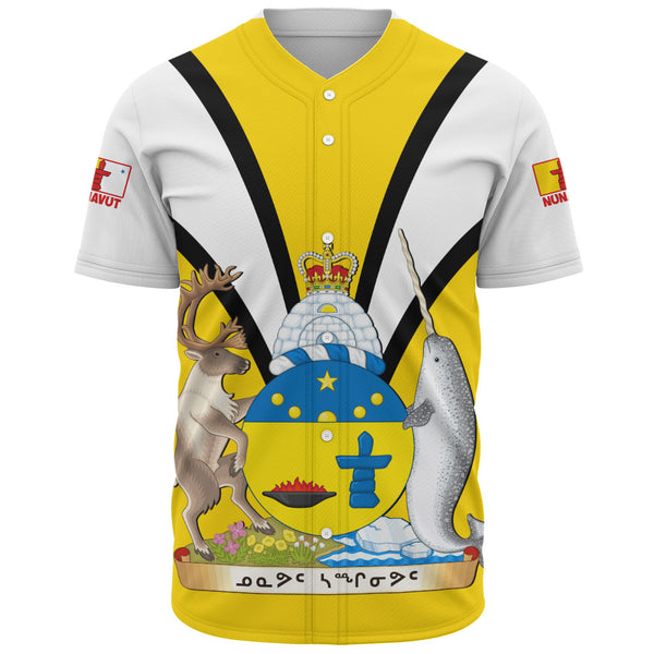 Nunavut Baseball Shirt Proud Provinces Collection
