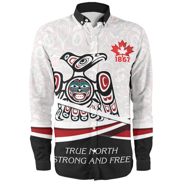 Canada Long Sleeve Shirt True North Eagle Spirit 1867 Heritage Pride