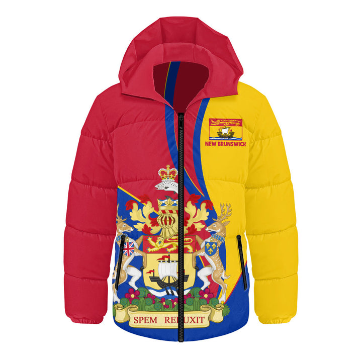 New Brunswick Hooded Padded Jacket Heritage Pride Of The North