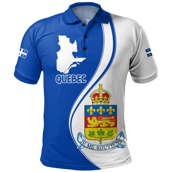 Quebec Polo Shirt Canada Territories Pride